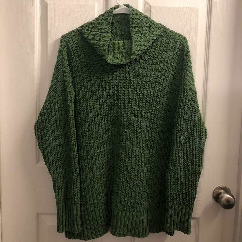 Aerie - Kelly Green Oversized Pullover Sweater